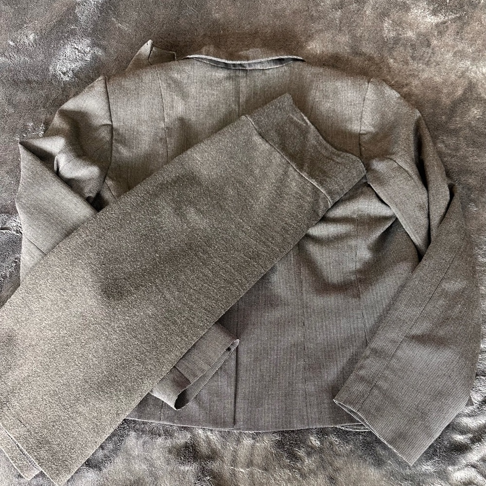 2 shades of gray skirt set